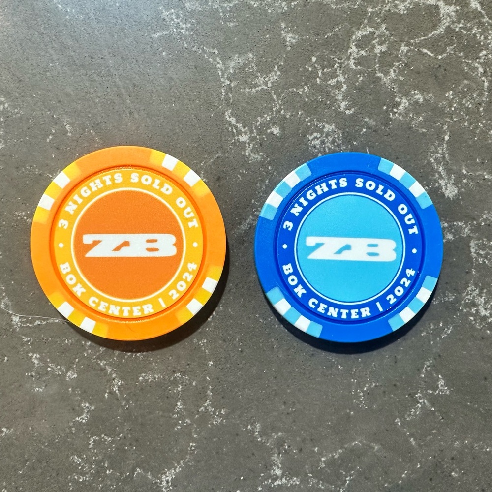 Zach Bryan Poker Chips (Set of 2)